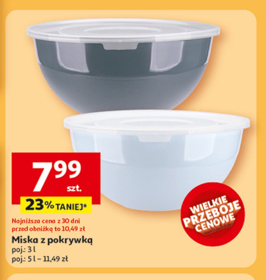 Miska 5 l promocja w Auchan