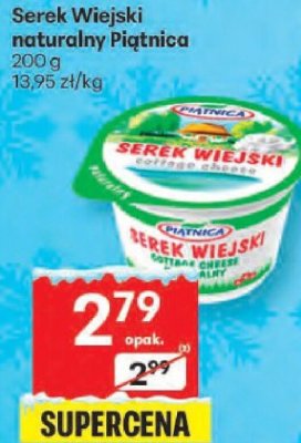 Serek Serek Wiejski naturalny Piątnica promocja w Delikatesy Centrum