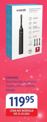 Controly Szczoteczka soniczna Supersonic, czarna Sztuka promocja w Drogerie DM