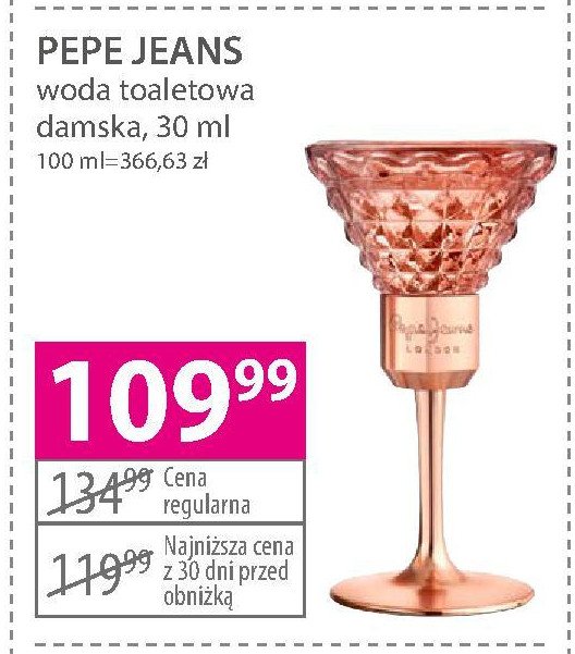 Woda perfumowana PEPE JEANS FOR HER promocja
