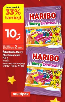 Żelki Haribo Merry Christmas Minis 250 g promocja w Dealz