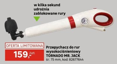 Przepychacz do rur wysokociśnieniowy TORNADO MR. JACK śr. 75 mm promocja w Leroy Merlin