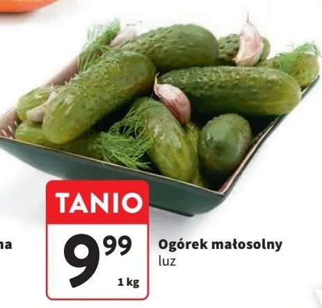 Ogórek małosolny promocja w Intermarche