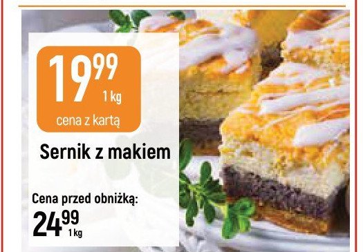 Sernik z makiem Cukiernia e.leclerc promocja