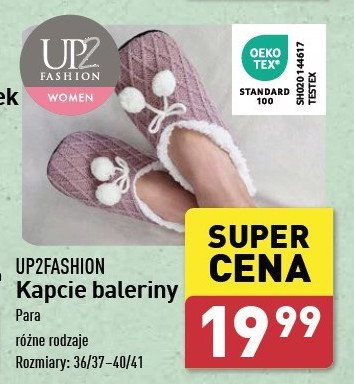 Kapcie damskie baleriny 36/37-40/41 Up2fashion promocja