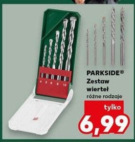 Zestaw wierteł Parkside promocja w Kaufland