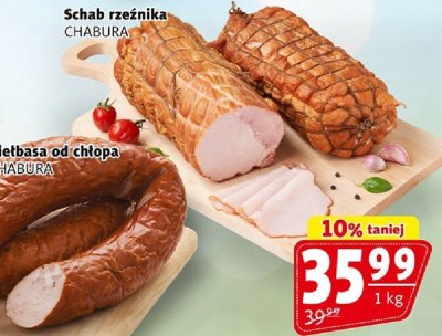 Kiełbasa od chłopa Chabura promocja w Prim Market