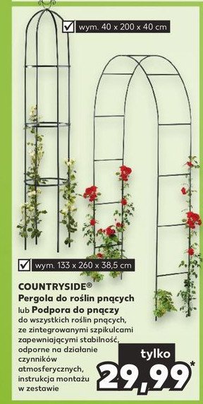 Podpora ogrodowa do kwiatów pnących K-classic countryside promocja