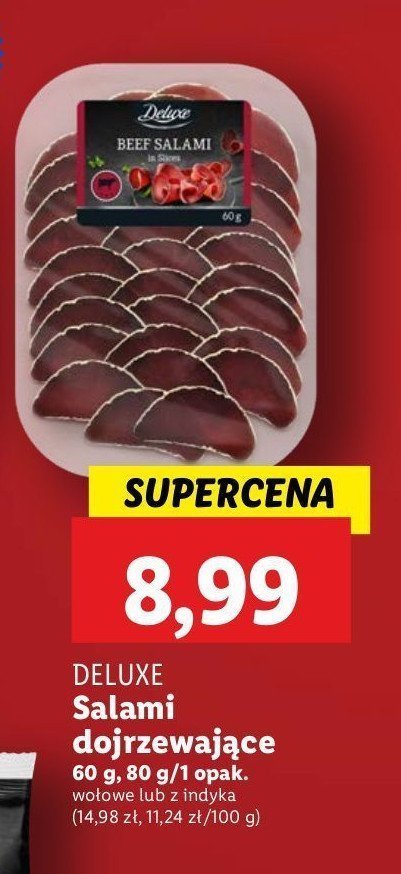 Salami dojrzewające Deluxe promocja