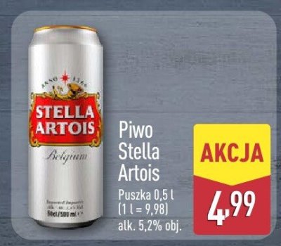 Piwo Stella Artois promocja w Aldi