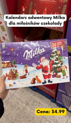 Kalendarz adwentowy Milka  promocja w Kaufland