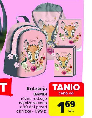 Plecak bambi promocja