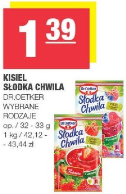 Kisiel słodka chwila DR.OETKER promocja w SPAR