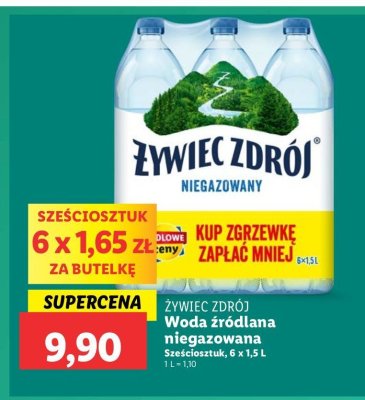 Woda niegazowana 呕ywiec Zdr贸j promocja
