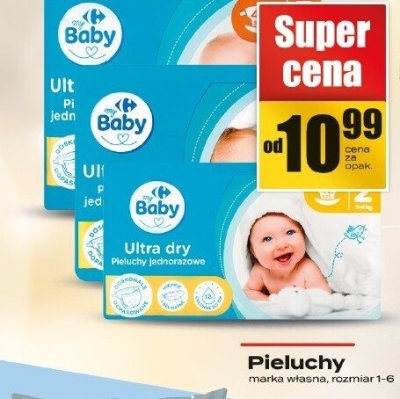 Pieluchy BABY promocja w Supeco