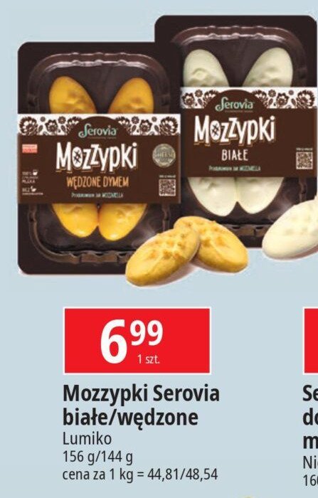 Mozzypki białe Serovia promocja