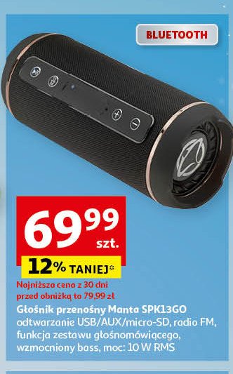 Głośnik spk 130go bk promocja w Auchan