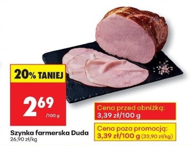 Szynka farmerska  promocja w Biedronka
