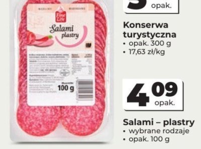 Salami - plastry promocja w Odido