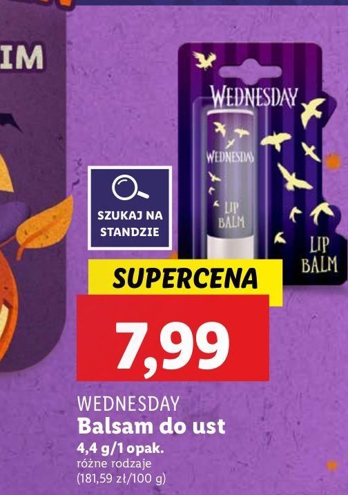 Balsam do ust wednesday promocja