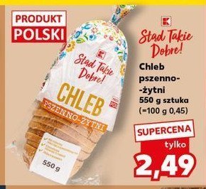 Chleb pszenno-żytni K-classic stąd takie dobre! promocja