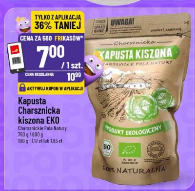 Kapusta Charsznicka kiszona EKO promocja w POLOmarket
