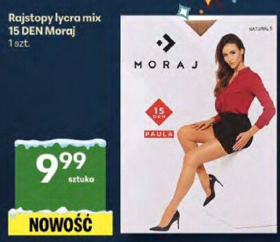 Rajstopy lycra mix 15 DEN Moraj 1 szt. promocja w Delikatesy Centrum