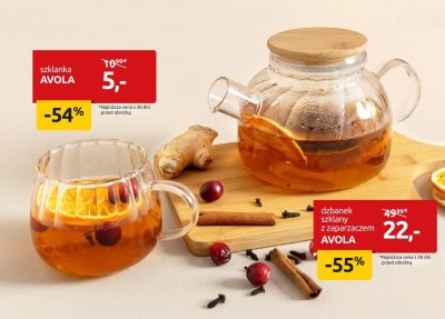 Szklanka AVOLA promocja w Black Red White