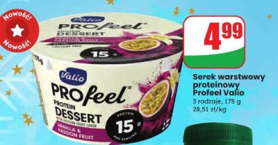 Serek warstwowy proteinowy Profeel Valio promocja w Dino
