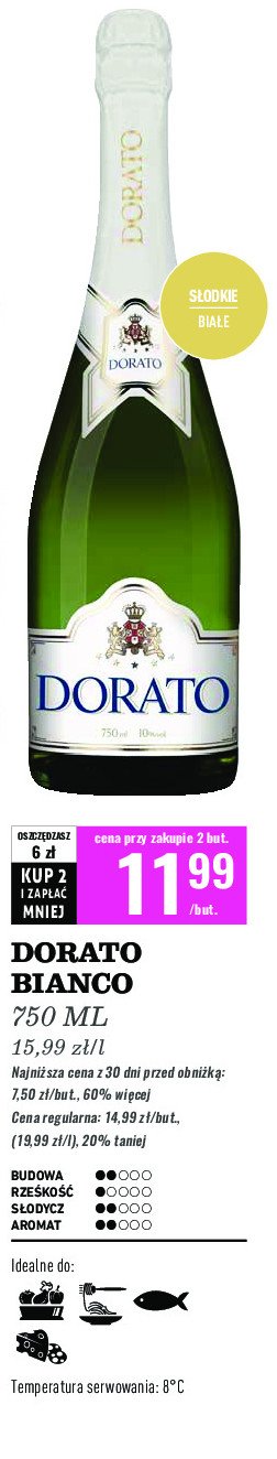 Wino Dorato bianco promocja w Biedronka