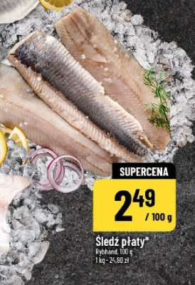 Śledź płaty 100 g promocja w POLOmarket