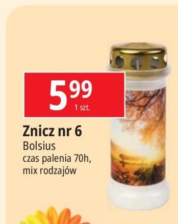 Znicz nr 6 Bolsius promocja