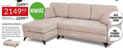 Narożnik SERENO Abra Meble promocja w Abra Meble