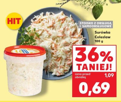 Surówka Coleslaw promocja w Kaufland