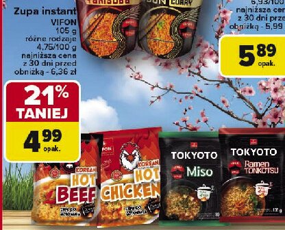 Danie tokyoto miso Vifon promocja w Carrefour