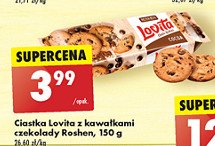 Ciastka z kawałkami czekolady Roshen lovita promocja