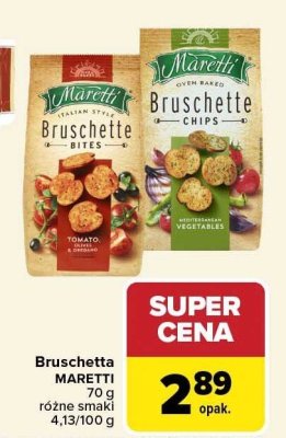 Bruschetta różne smaki promocja w Carrefour Market