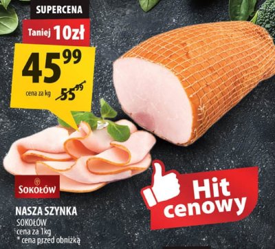 Szynka Nasza Sokołów promocja w Arhelan