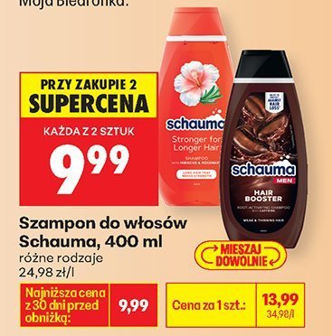 Szampon do włosów Schauma, 400 ml promocja w Biedronka