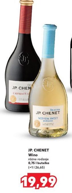 Wino J.p. chenet cabernet-syrah promocja w Kaufland