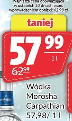 Wódka Morosha Carpathian promocja w Prim Market