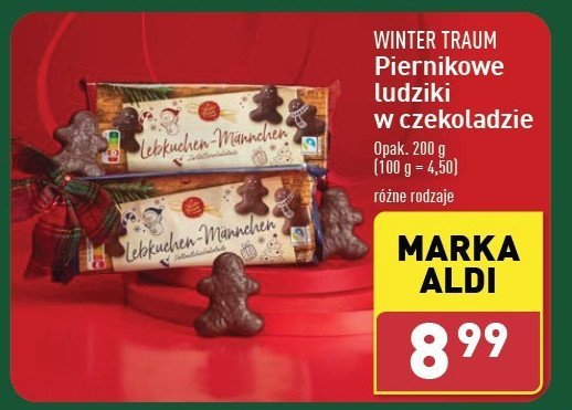 Ludziki piernikowe w czekoladzie Wintertraum promocja