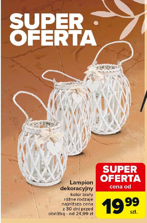 Lampion dekoracyjny promocja