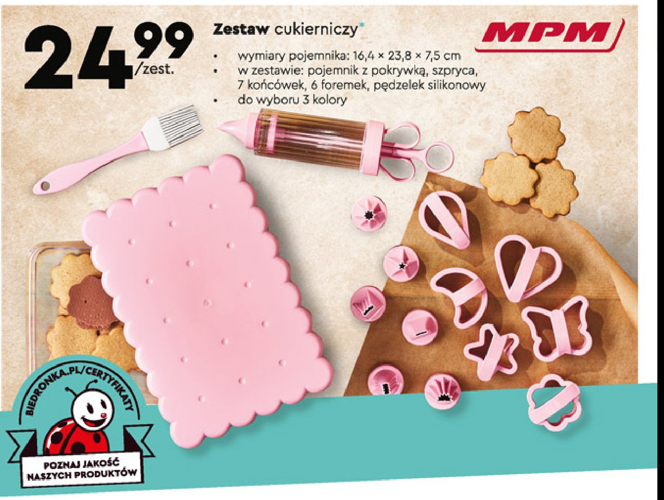 Zestaw cukierniczy Mpm product promocja