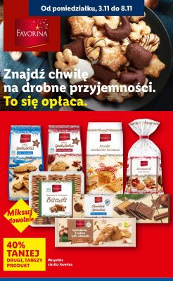 Ciastka wszystkie rodzaje promocja w Lidl