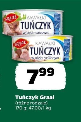 Tuńczyk różne rodzaje promocja w Netto