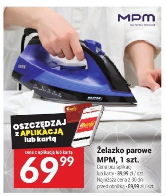 Żelazko parowe MPM, 1 szt. promocja w Twój Market