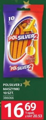 Maszynki Polsilver 2 10 szt. promocja w Selgros