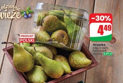 Gruszka opak. promocja w Dino