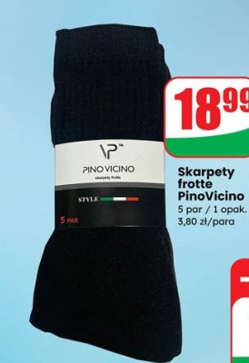 Skarpety frotte 5 par promocja w Dino